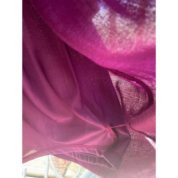 Old Navy Dress Large Long Sleeve Ruffled Berry NEW - Picture 5 of 8